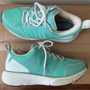 Dr. Comfort Grace Women's Athletic Shoe 9 W Seafoam Blue Green
